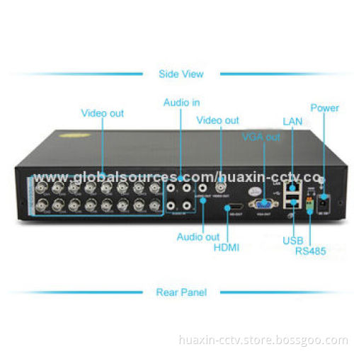 4-channel H.264 Standalone DVR, HDMI, 3G, D1, P2P, CMS, Mobile, Mouse, USB, Sized 33*27.5*5.5cm